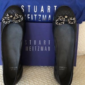 NEW QUILTED LEATHER BALLET FLATS